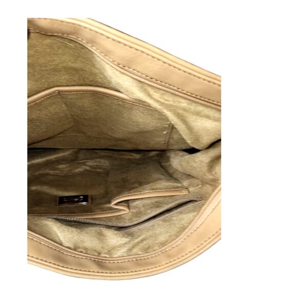 Etienne Privee Collection Cotton Canvas Double Handle Tote Purse Shoulder Bag LG - Picture 6 of 7